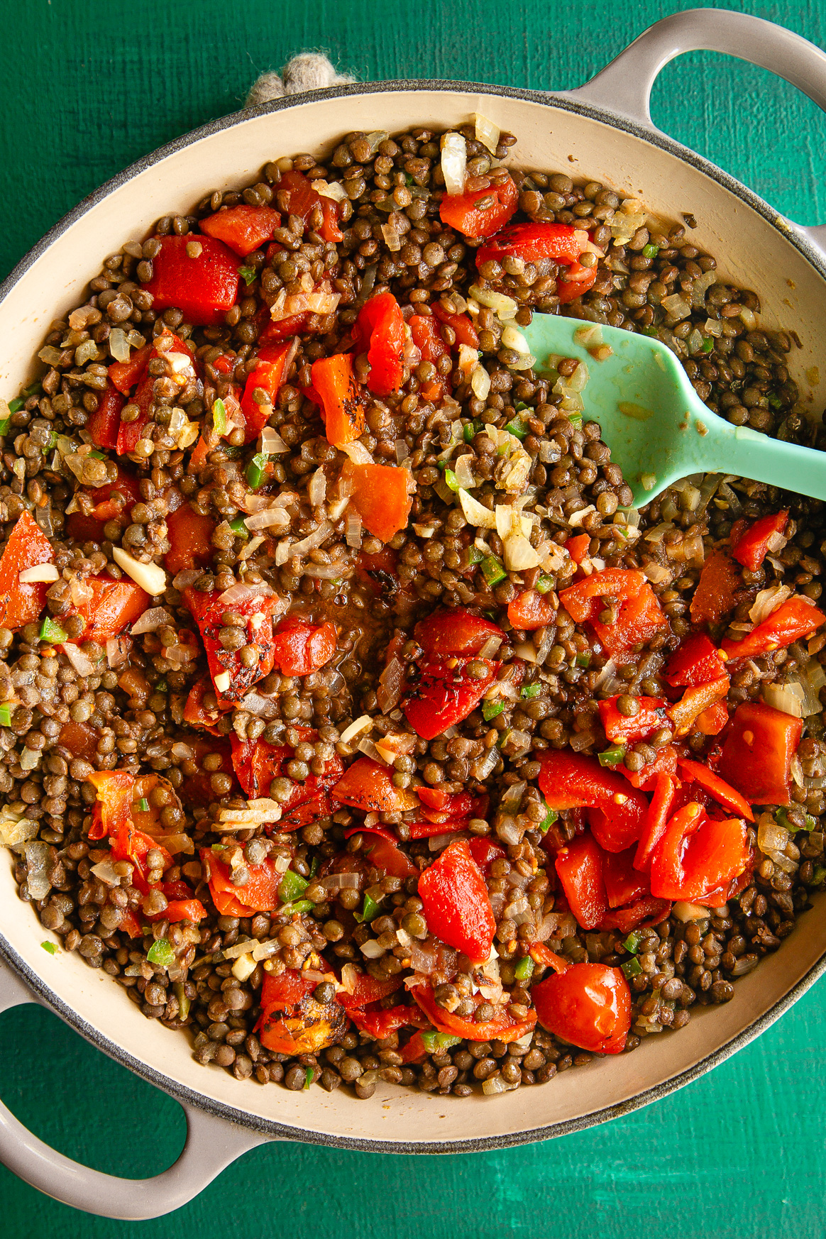 Stirring Lentil Salad