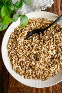 Brown Rice and Lentils