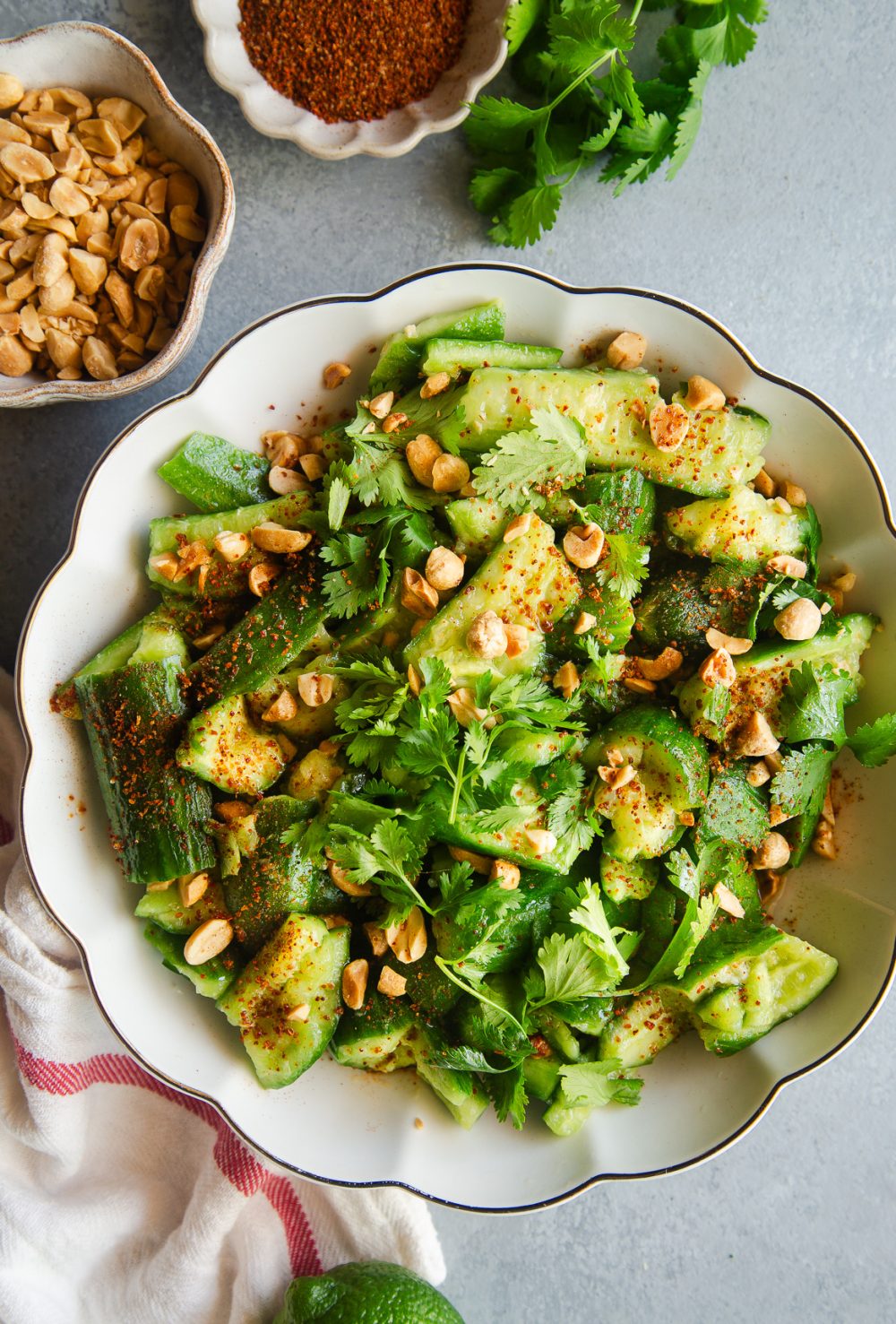 Smashed Cucumber Salad