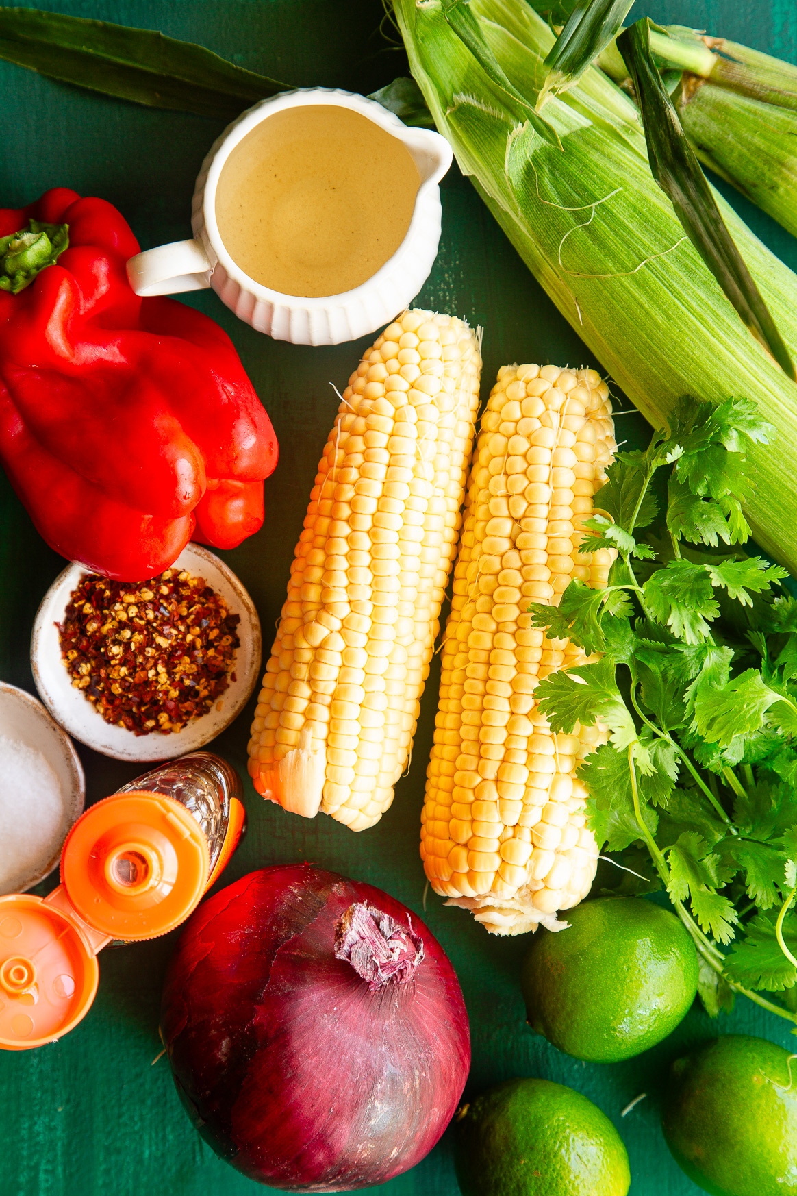 Grilled Corn Salad Ingredients